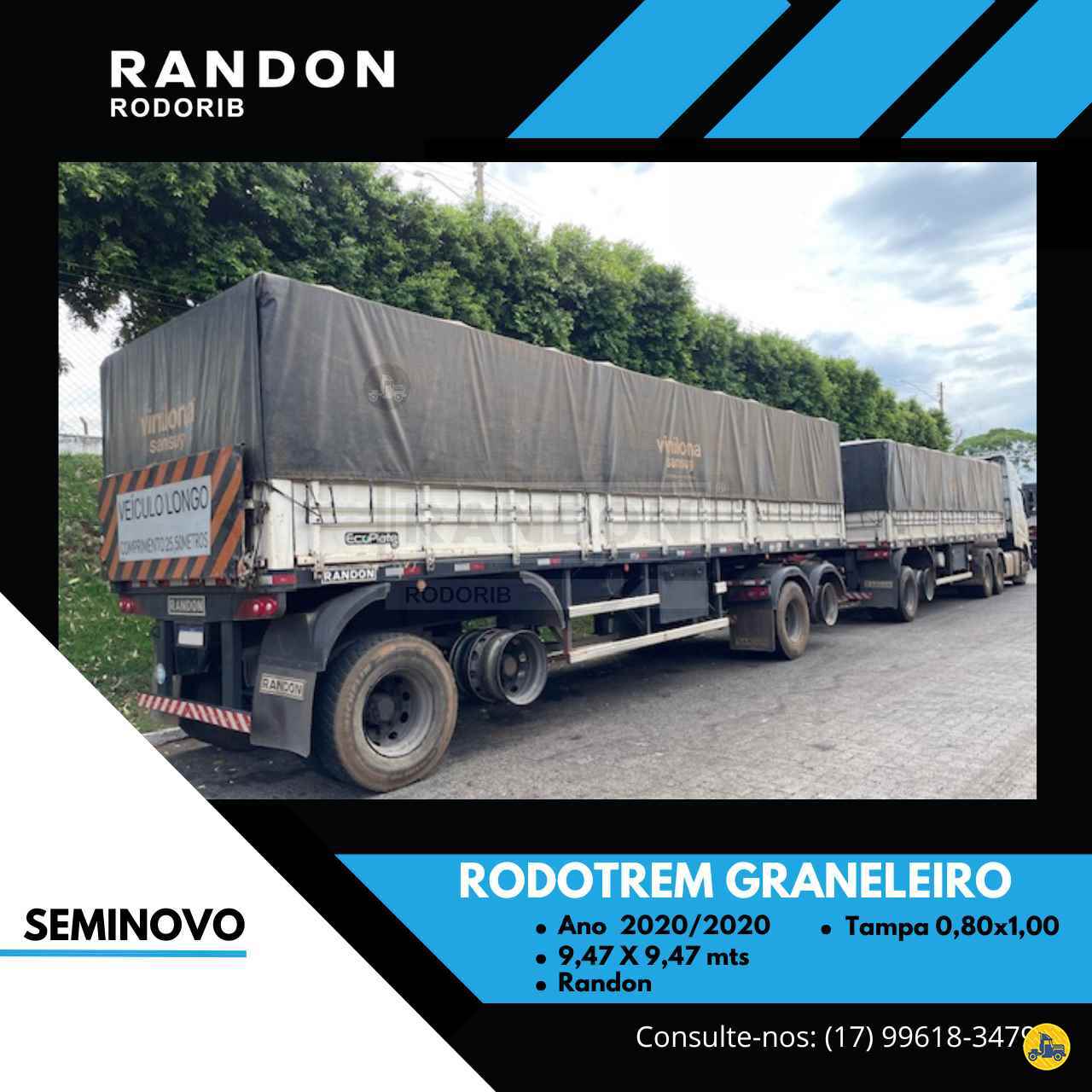 CARRETA RODOTREM GRANELEIRO Rodorib Rio Brasil - SJRP São José do Rio Preto SÃO PAULO SP